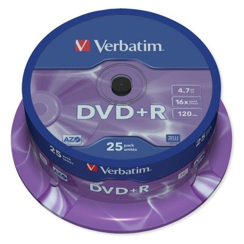 Płyta dvd DVD+R 4,7GB x16 Verbatim