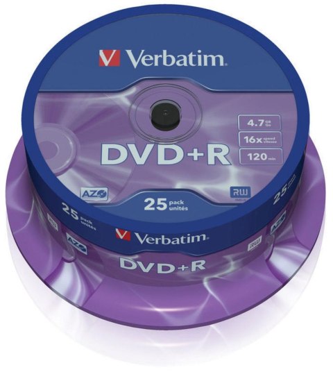 Płyta dvd DVD+R 4,7GB x16 Verbatim