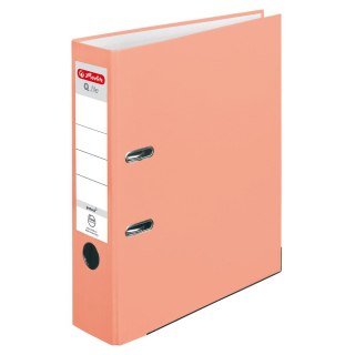Segregator dźwigniowy 50028481 Q.file protect A4 80mm łososiowy Herlitz (300005711)
