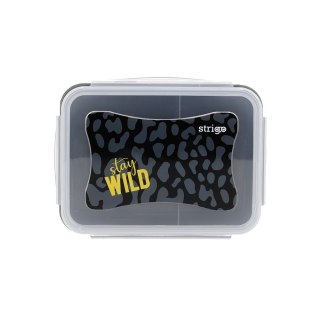 Śniadaniówka STAY WILD czarny Strigo (SSC267)