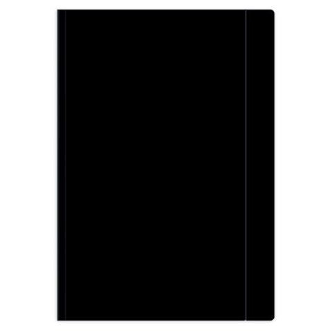 Teczka kartonowa na gumkę A4+ czarny Interdruk (TEGUFCZ)