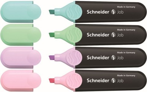 Zakreślacz Job Pastel wkład mix 1-5mm Schneider (SR115098)