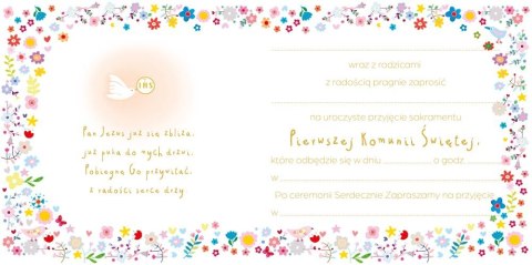 Zaproszenie KW Komunia DOM BO¯Y Henry (5905701485475)