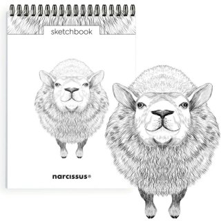 Blok artystyczny szkicownik owca A5 120g 60k Narcissus
