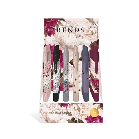 Długopis SWEET wkład niebieski 0,7mm Interkobo (36 szt displ)