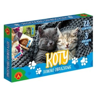Gra edukacyjna DOMINO OBRAZKOWE - KOTY Alexander (7860)