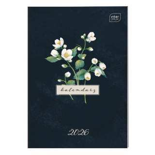 Kalendarz książkowy (terminarz) miękka oprawa HYBRYDA A5 Interdruk (64 stony)