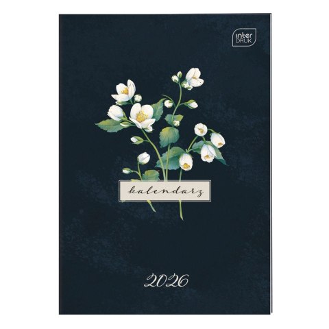 Kalendarz książkowy (terminarz) miękka oprawa HYBRYDA A5 Interdruk (64 stony)
