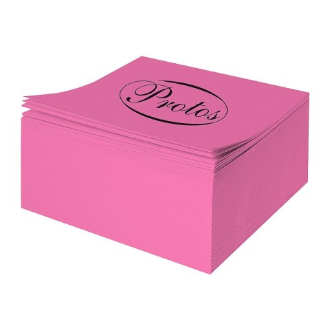 Kostka papierowa Origami różowy [mm:] 84x84x 30 Protos