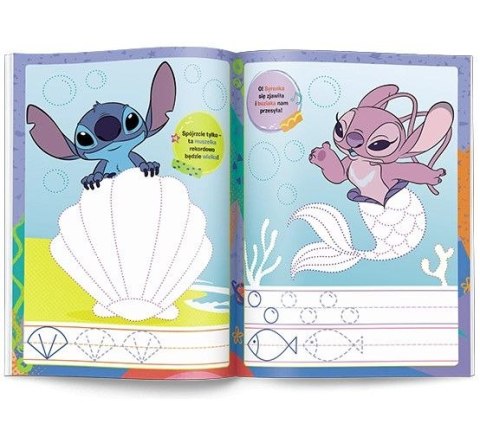 Książeczka edukacyjna Stitch. Rysujemy Szlaczki Ameet (KSS 9115)