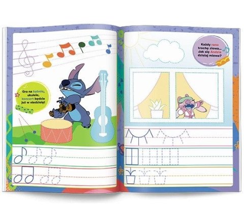 Książeczka edukacyjna Stitch. Rysujemy Szlaczki Ameet (KSS 9115)