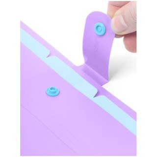 Teczka z przegródkami A4 kolor: fioletowy Berlingo (4260709080369)