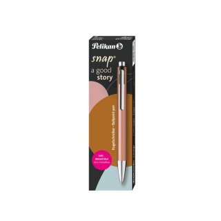 Długopis Snap K10 Metallic Copper 821261 wkład niebieski Pelikan (300000425)