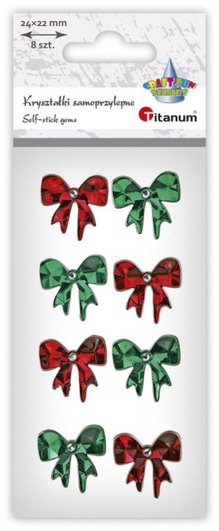 Kryształki Craft-Fun Series kokardki mix Titanum (24MH03102)