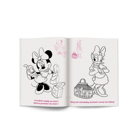 Książka dla dzieci Minnie. Kolorowanka z Naklejkami Ameet