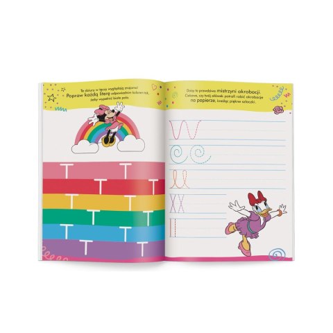 Książka dla dzieci Minnie. Szlaczki i Literki Ameet