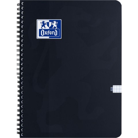 Notes (notatnik) A4 czarny 80k. krata Oxford (400192076)