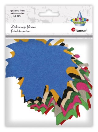 Ozdoba filcowa Craft-Fun Series Liscie klonu Titanum (3638)