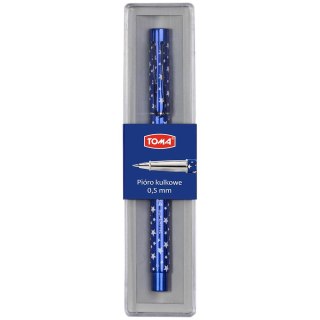 Pióro kulkowe w gwiazdki wkład niebieskie Toma (TO-828)