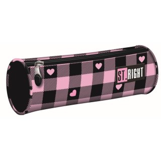 Saszetka PINK CHECKERRED tuba pu-01 mix St.Right (bez wyposażenia)