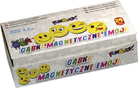 Ścieracz do tablicy magnetyczna Fun&Joy (EMOJI)