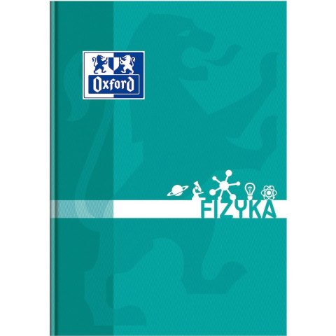 Brulion A5 fizyka tematyczny 80k. 90g krata Oxford (400128288)