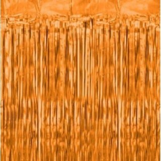 Dekoracja Kurtyna dekoracyjna 100x200cm pomarańczowa Antella