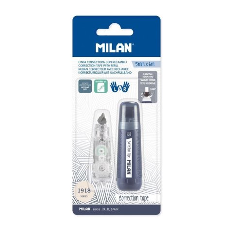 Korektor w taśmie (myszka) 5x6 [mm*m] Milan (BWM10478B)