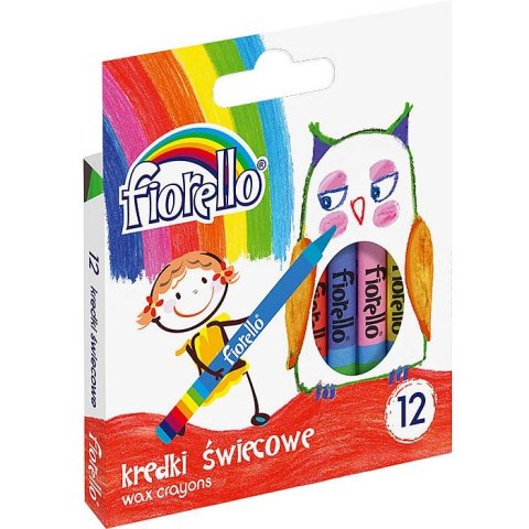 Kredki świecowe 12 kol. Fiorello