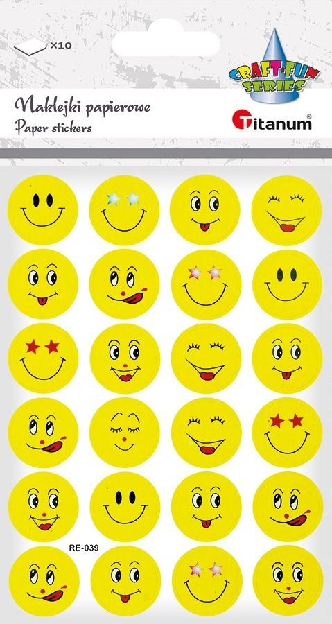 Naklejka (nalepka) Craft-Fun Series emotikony Titanum (88x120)