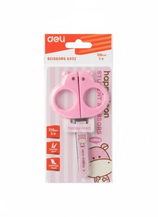 Nożyczki HOPOPOTAM SOFT TOUCH 17,5cm 17,5cm Deli (E6032)