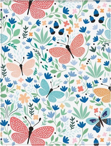 Okładka na dokumenty Pionowa BUTTERFLIES Biurfol (OD-21-41)