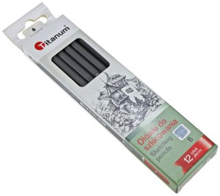 Ołówek w kartonowym pudełku B Titanum