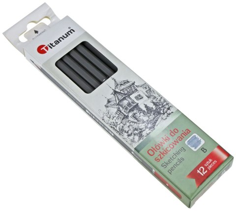 Ołówek w kartonowym pudełku B Titanum
