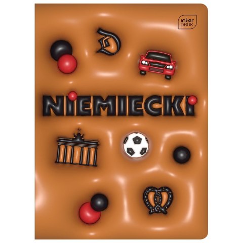 Zeszyt tematyczny A5 HYBRID +pigułka wiedzy 60k. 70g krata Interdruk