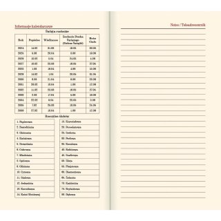 Kalendarz książkowy (terminarz) A6 Lucrum (TS11)