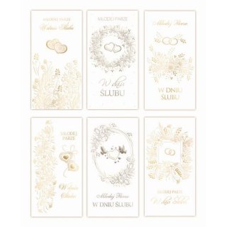 Kartka składana DL Ślub Merigraf (5902221809101)