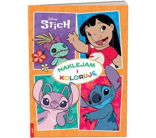Książka dla dzieci Stich. Naklejam i Koloruję Ameet (NAK 9115)