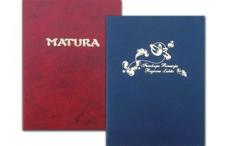 Okładka na dyplom a4 czarna Barbara