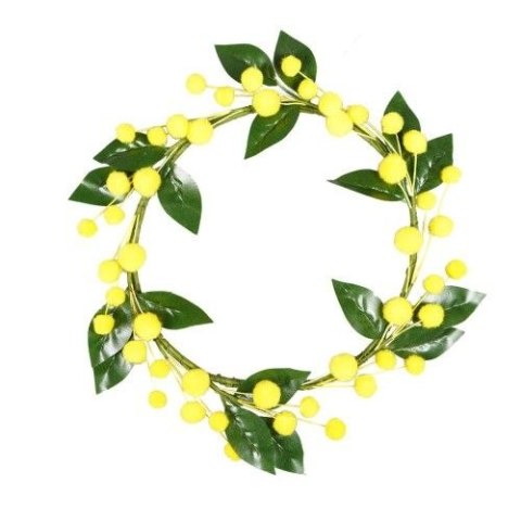 Ozdoba wielkanocna Wieniec wiosenny z kuleczkami Arpex (WN9630)