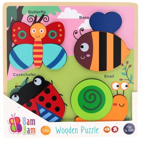 Układanka drewniana ogród Bam Bam (541641)