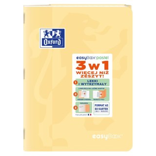 Zeszyt A5 EASYBOOK PASTEL 60k. 90g linia Oxford (400161236)