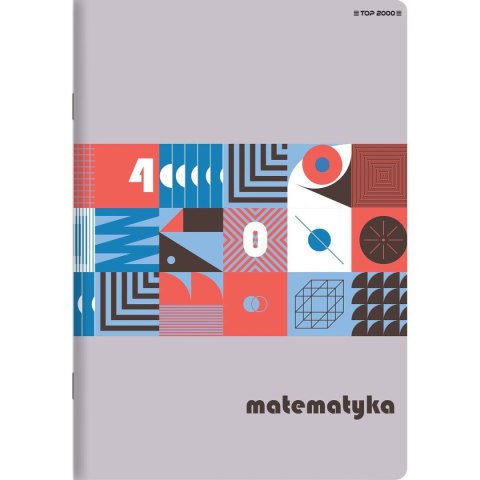 Zeszyt A5 matematyka 60k. 70g kratka TOP-2000 (400169455)