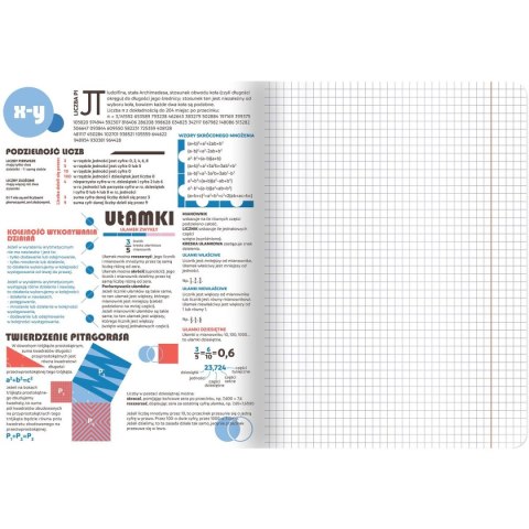 Zeszyt A5 matematyka 60k. 70g kratka TOP-2000 (400169455)