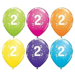 Balon gumowy 25 szt mix pastelowy 11cal Godan (50823)