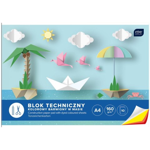 Blok techniczny bloki A4 biały 160g 10k Interdruk (BLTK)
