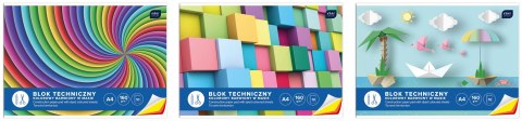 Blok techniczny bloki A4 biały 160g 10k Interdruk (BLTK)