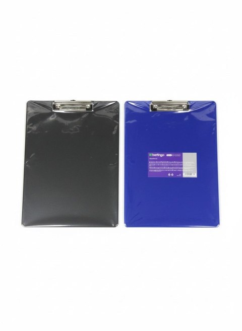 Deska z klipem (podkład do pisania) A4 Steel & Style niebieska Berlingo (299018)