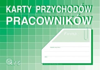 Druk offsetowy A5 Karta przychodów pracowników 32k. Michalczyk i Prokop (K-10)