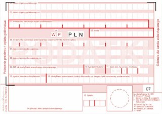 Druk samokopiujący A6 Podatki polecenie przelewu/wpłata gotówkowa 2-odc. 80k. Michalczyk i Prokop (471-5)